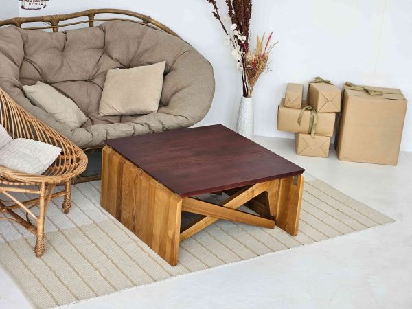 2-in-1-compact-transformer-table-folding-solid-wood-coffee-dining-table-with-adjustable-height-photo2