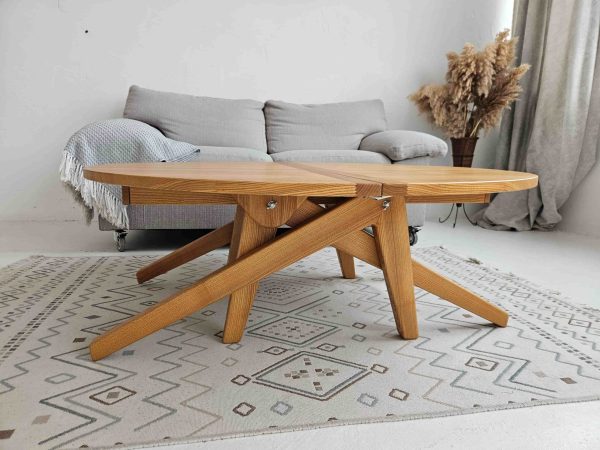 6-in-1-round-folding-transformer-table-adjustable-height-expandable-natural-wood-coffee-dining-table-with-extensions-photo3