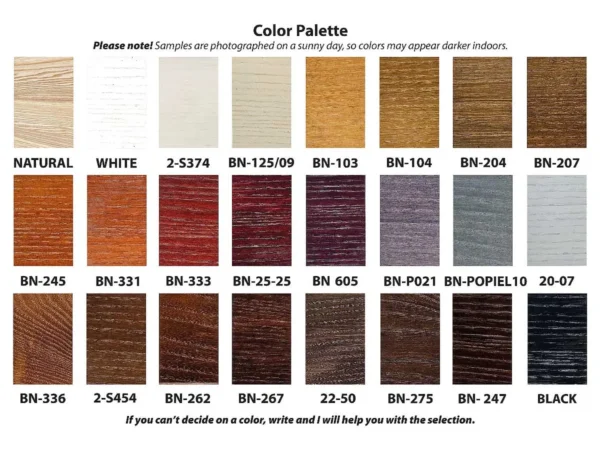 Color Palette Table Color Palette Table
