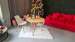 Round Oak Coffee to Dining Table
