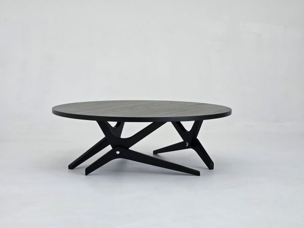 Black Round Dining Table