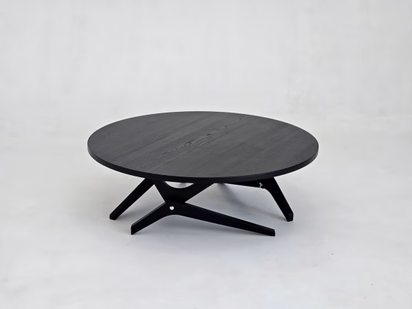 Black Round Dining Table