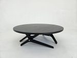 Black Round Dining Table