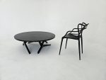 Black Round Dining Table