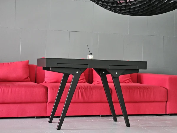 Wooden Game Table with Storage Drawers