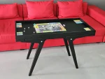 Wooden Game Table with Storage Drawers