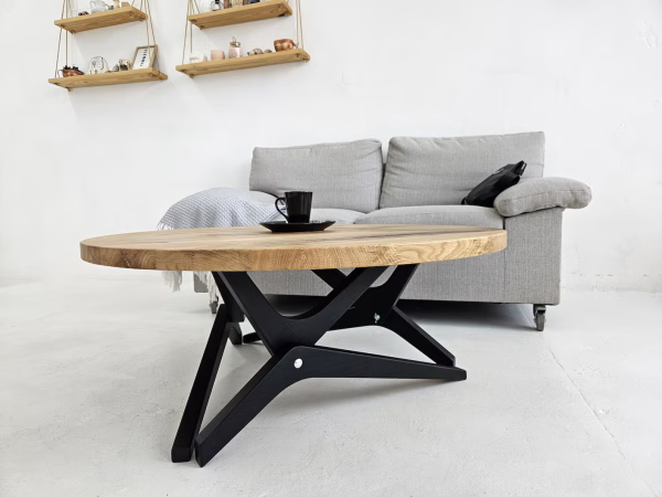 Round Oak Dining Table