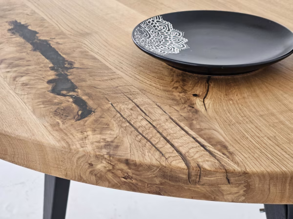 Round Oak Dining Table