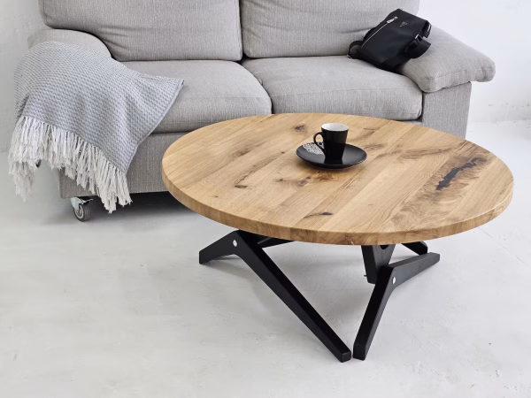 Round Oak Dining Table