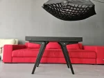 Wooden Game Table with Storage Drawers