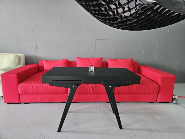 Wooden Game Table with Storage Drawers