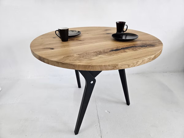 Round Oak Dining Table