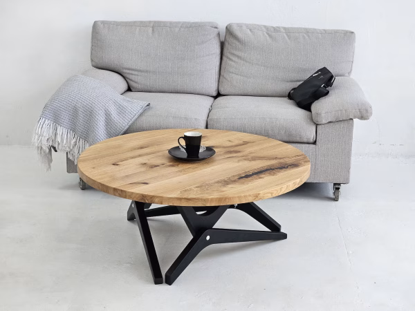 Round Oak Dining Table