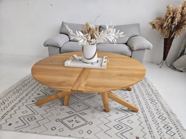 Round Transformable Dining Table