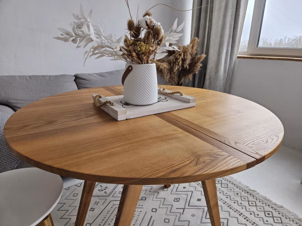 Round Transformable Dining Table