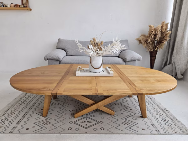 Round Transformable Dining Table