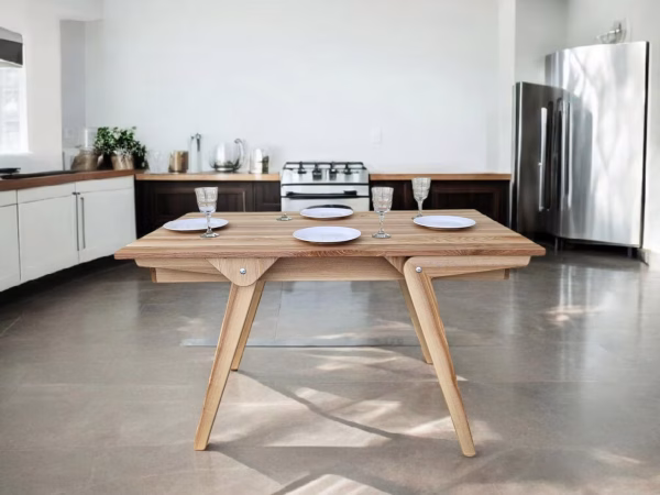 Solid Wood Transformer Table 4in1