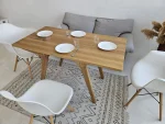 Solid Wood Transformer Table – Coffee & Dining Table