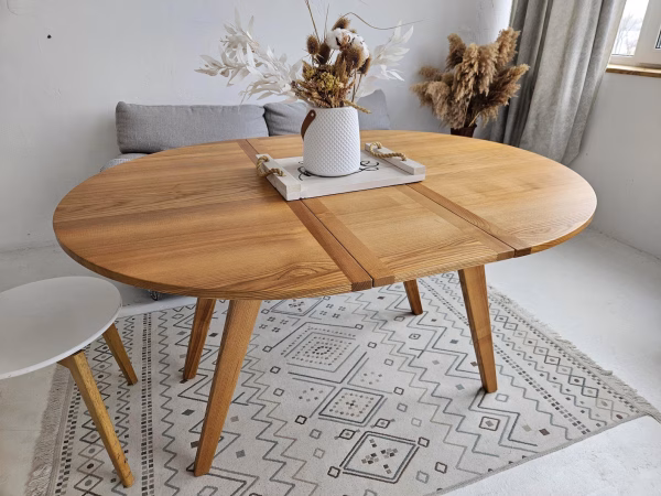 Round Transformable Dining Table