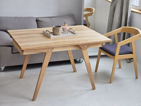 Solid Wood Transformer Table 4in1