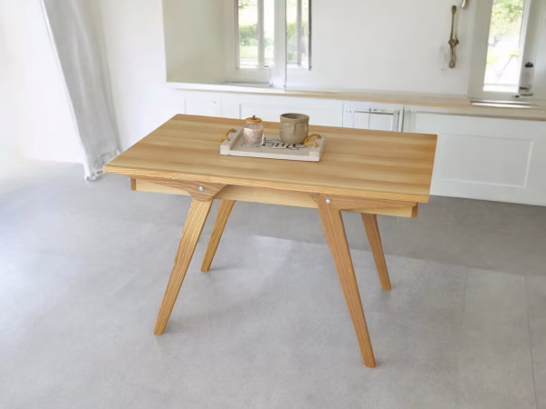 Solid Wood Transformer Table 4in1