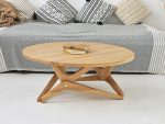 Adjustable Solid Wood Transformer Table