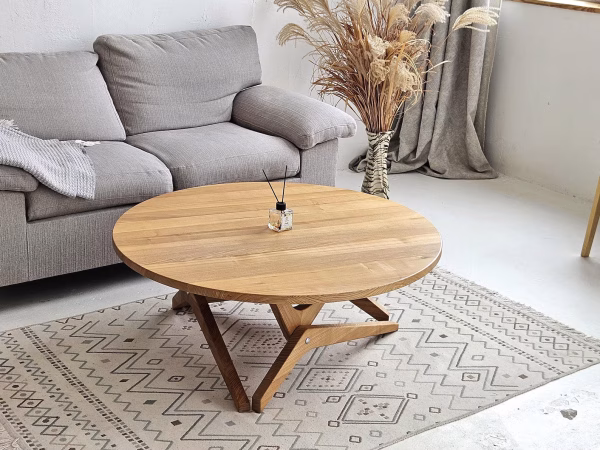 Adjustable Solid Wood Transformer Table
