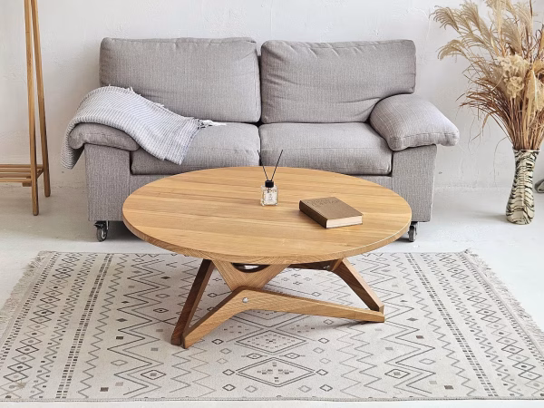 Adjustable Solid Wood Transformer Table