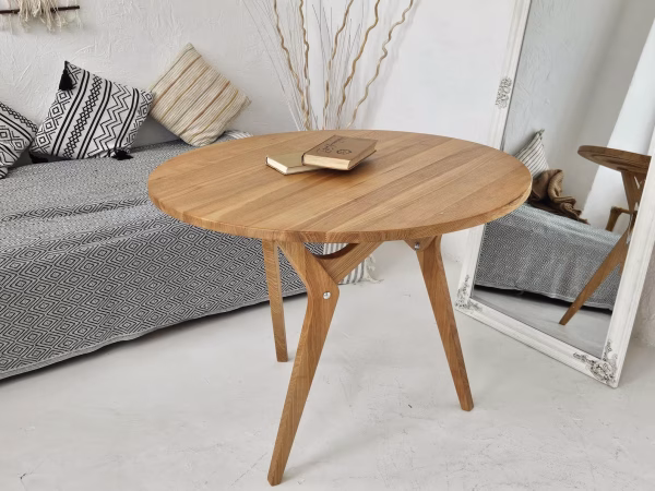 Adjustable Solid Wood Transformer Table