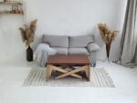 Solid Oak Live Edge Transformer Table