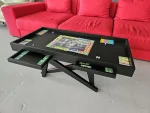 Wooden Game Table with Storage Drawers