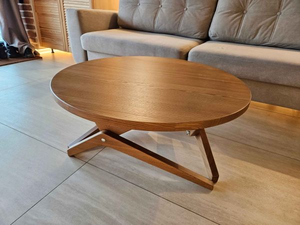round-solid-wood-transformer-table-2-in-1-adjustable-coffee-dining-table-photo3