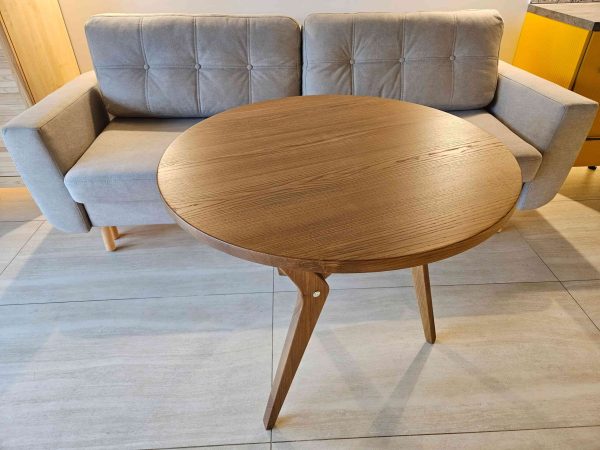 round-solid-wood-transformer-table-2-in-1-adjustable-coffee-dining-table-photo5